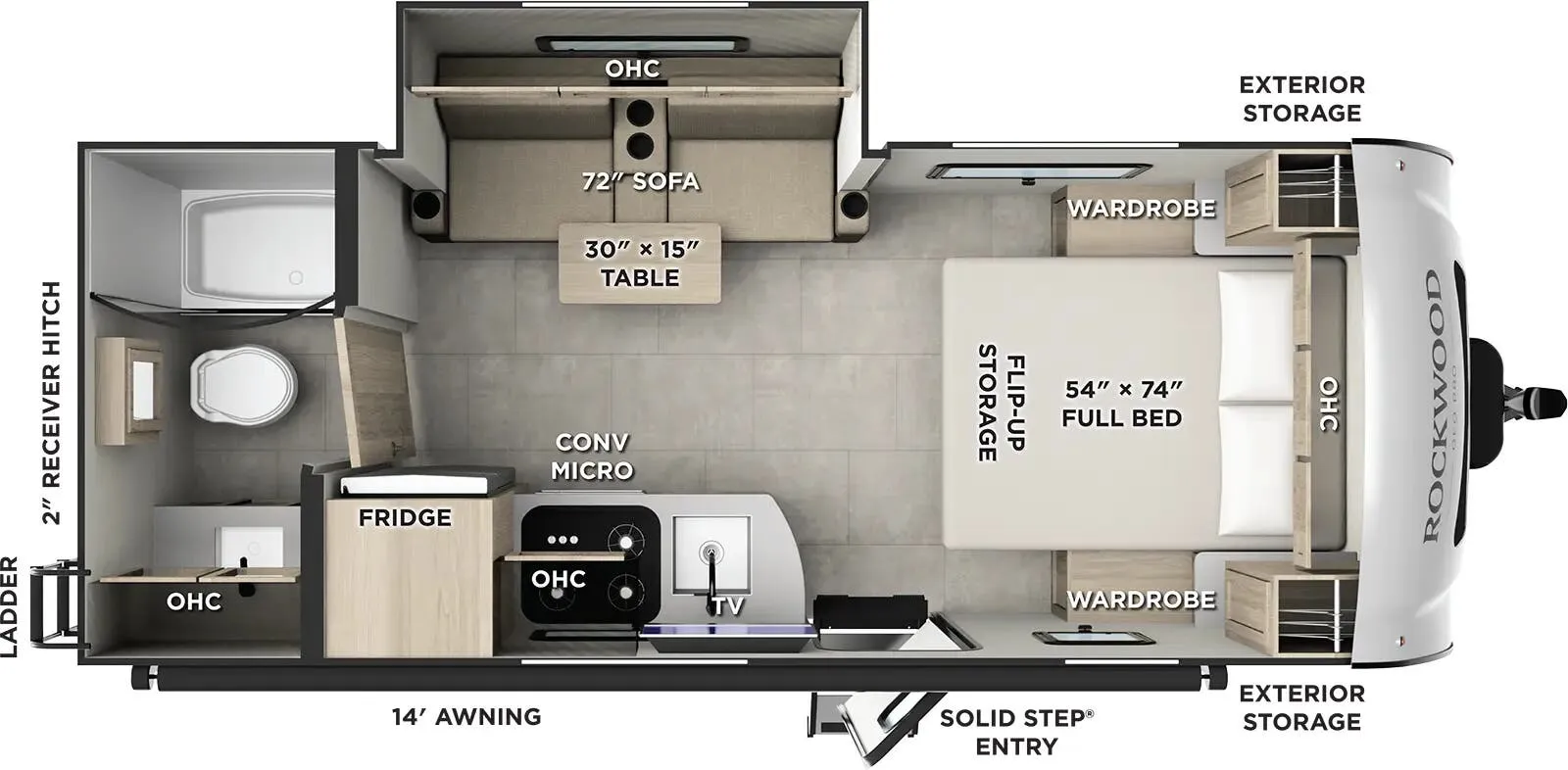 2026 Forest River GEO PRO G20FBS - Floor plan