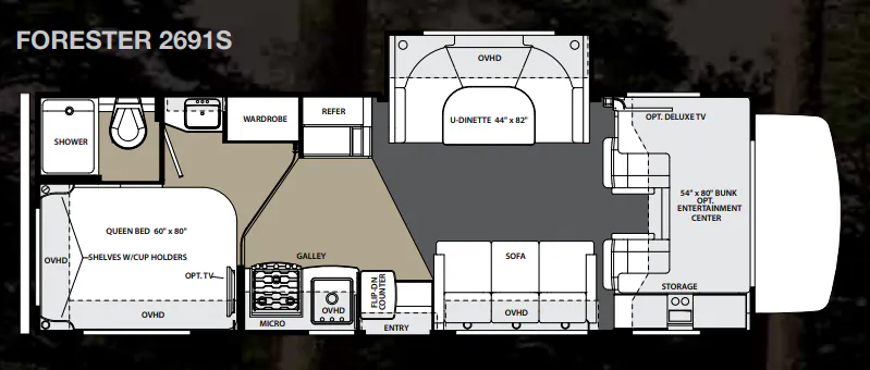 Forest River Forester 2691S floor plan