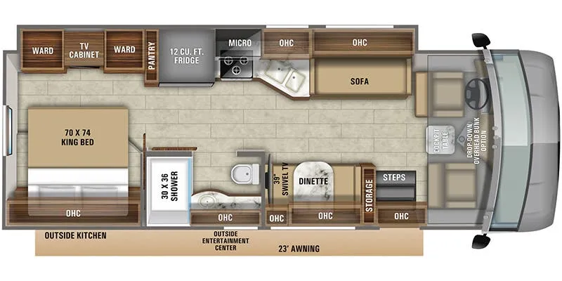 2018 Jayco Precept 29V floor plan