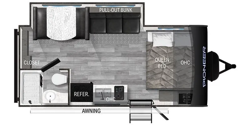 Heartland Pioneer PI SS 171 floor plan