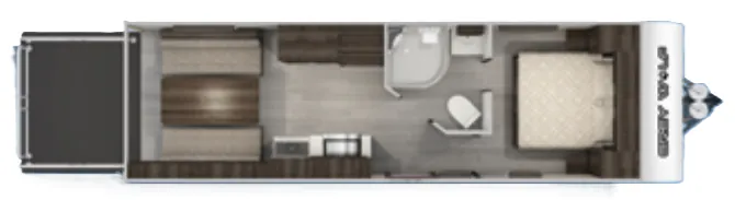 Forest River Cherokee Grey Wolf 22RR floor plan