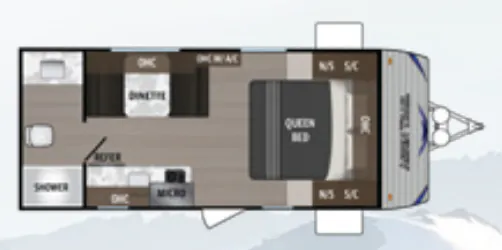Dutchmen Aspen Trail LE 1800RB floor plan