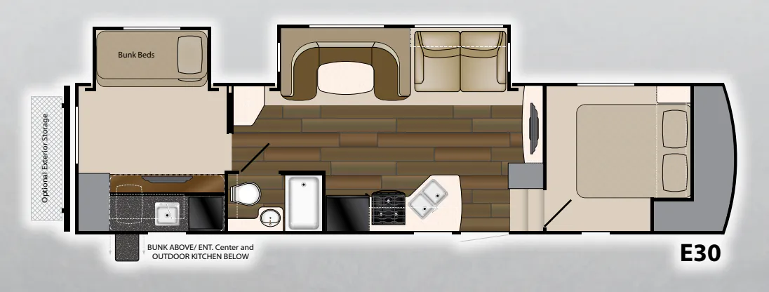 Heartland ElkRidge Xtreme Light E 30 floor plan