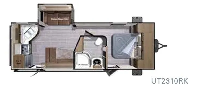 Highland Ridge Open Range Ultra Lite UT2310RK floor plan