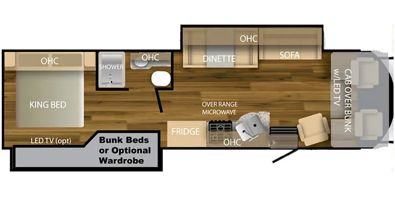 Nexus Triumph 35TSC floor plan
