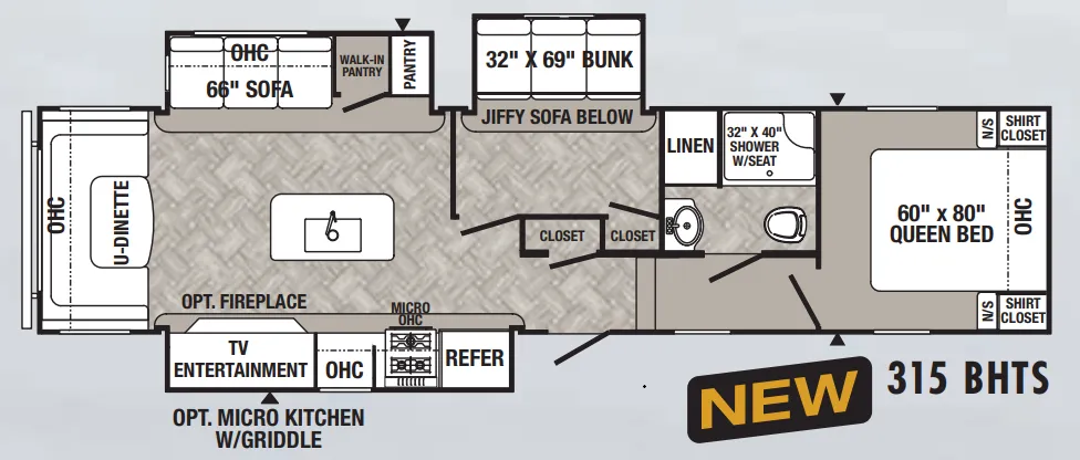 Palomino Puma 315BHTS floor plan
