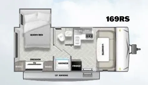 Forest River EVO 169RS floor plan