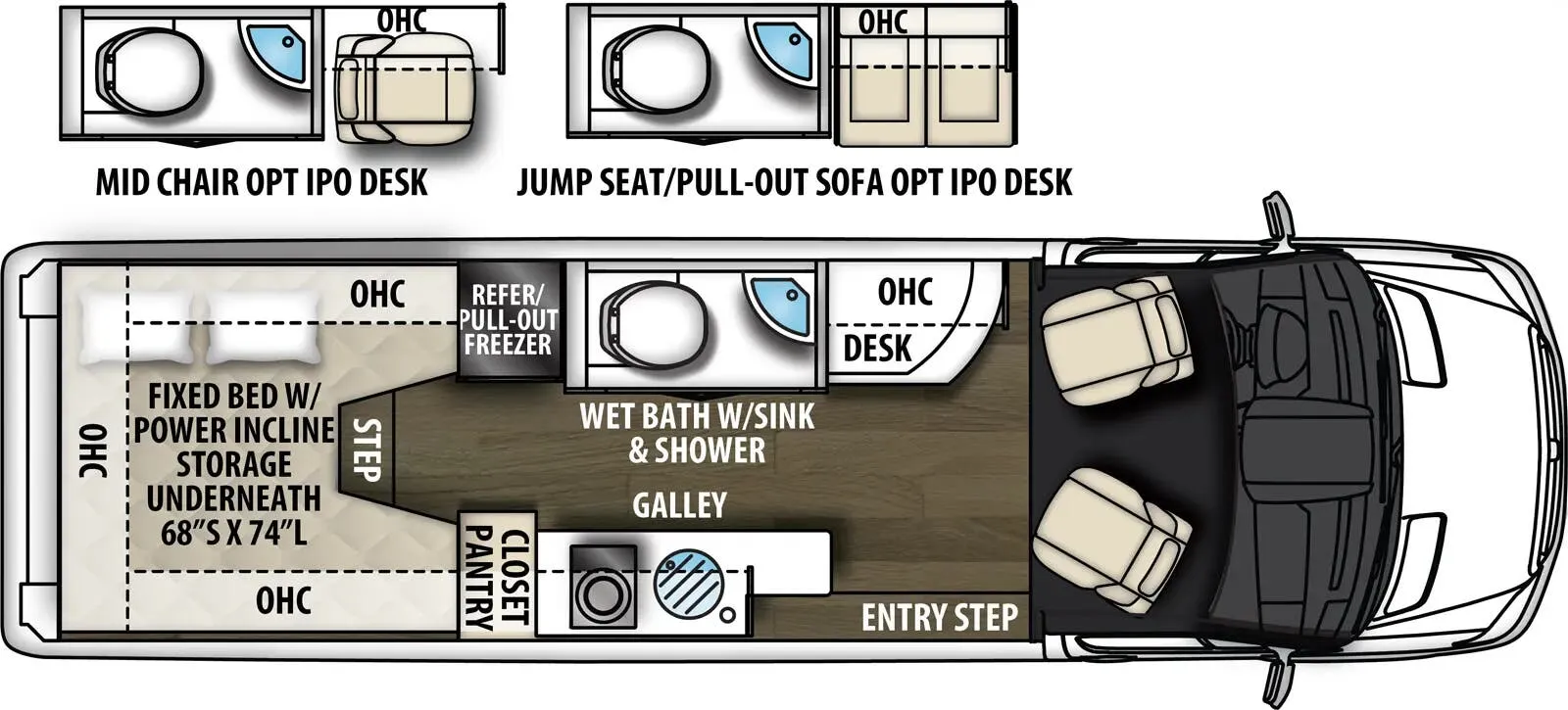 Coachmen Galleria 24A floor plan