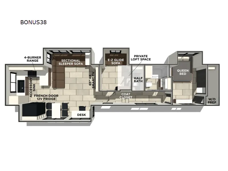 2026 Prime Time Crusader BONUS38 - Floor plan
