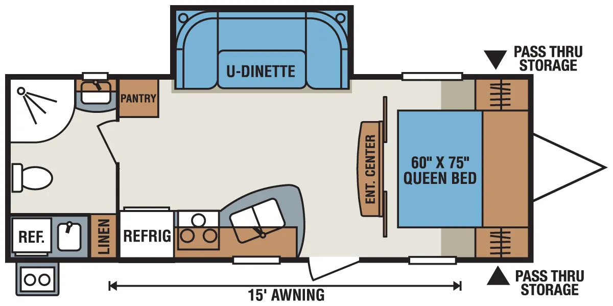 K-Z Sportsmen S246RBK floor plan