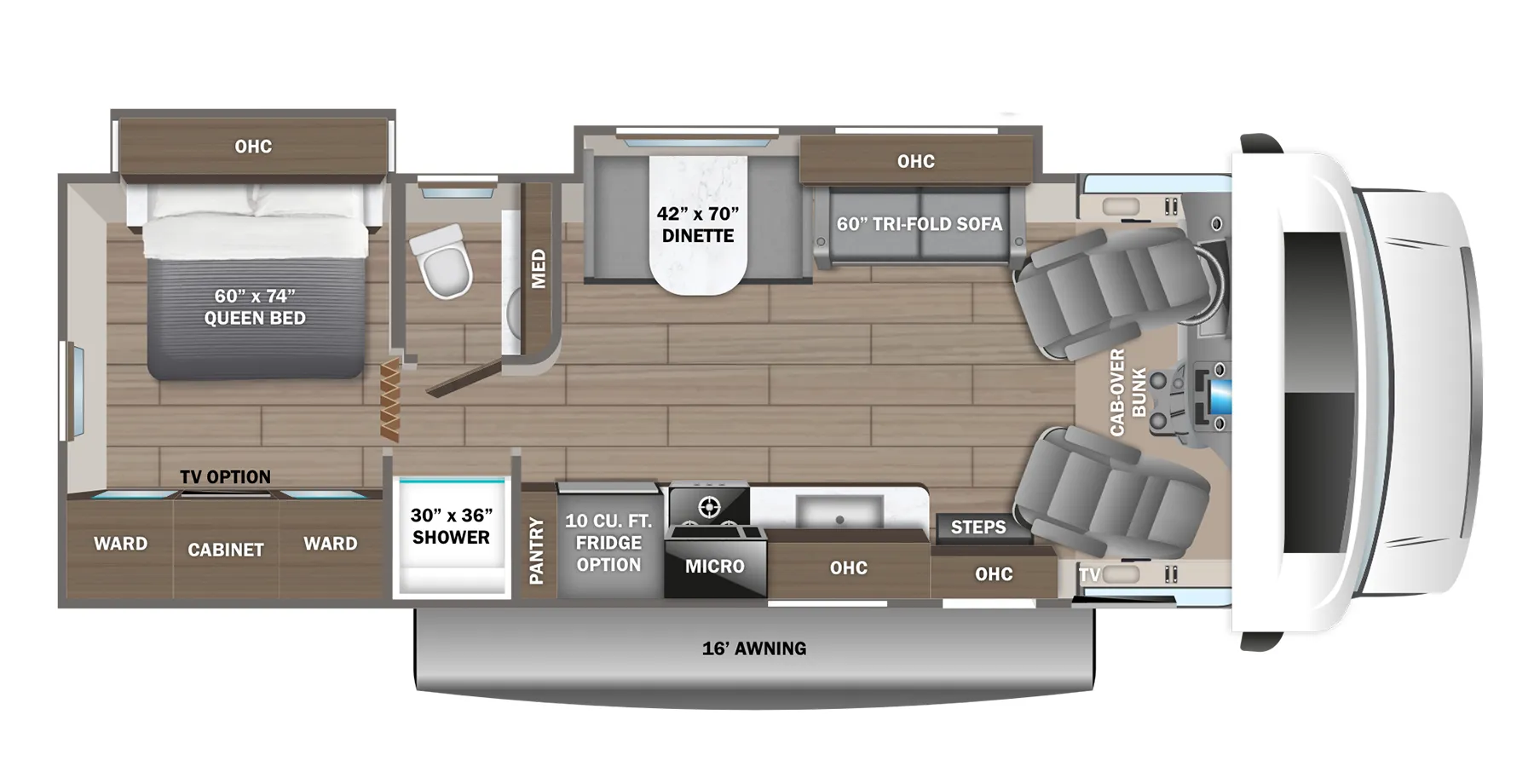 2026 Jayco Greyhawk 29MV - Floor plan