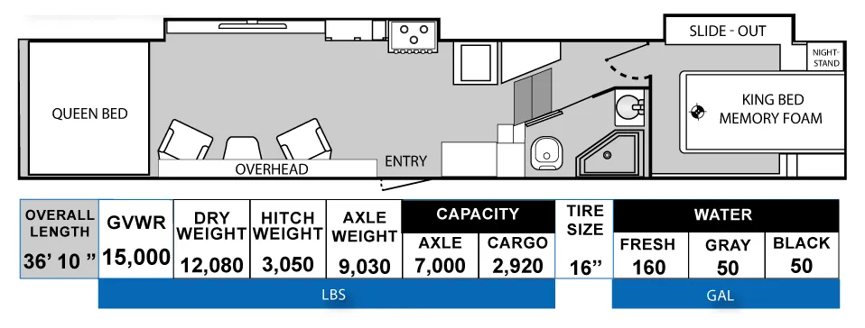 Genesis Supreme Rage'n R335CKG floor plan