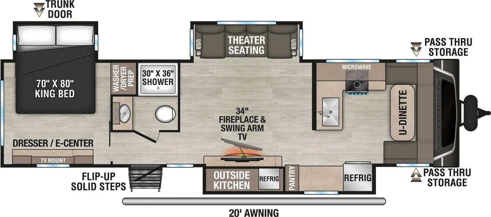 K-Z Connect C323MKK floor plan