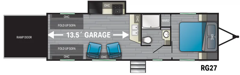 Heartland Pioneer RG27 floor plan