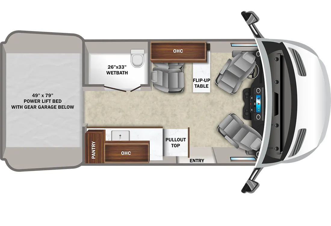 Entegra Coach Launch 19Y floor plan