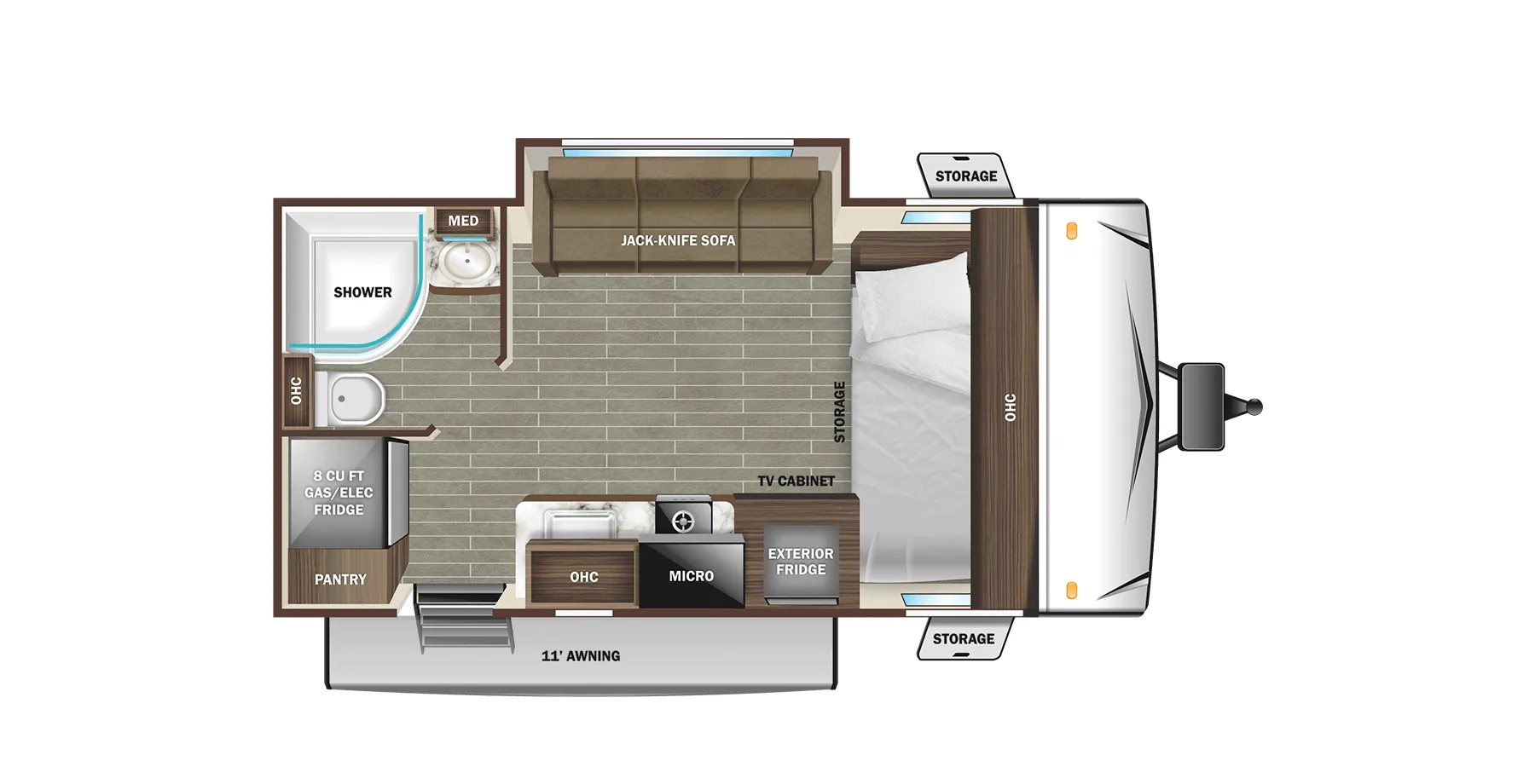 2023 Starcraft Super Lite Maxx 16FBS - Floor plan