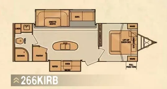 Cruiser RV Fun Finder 266KIRB floor plan