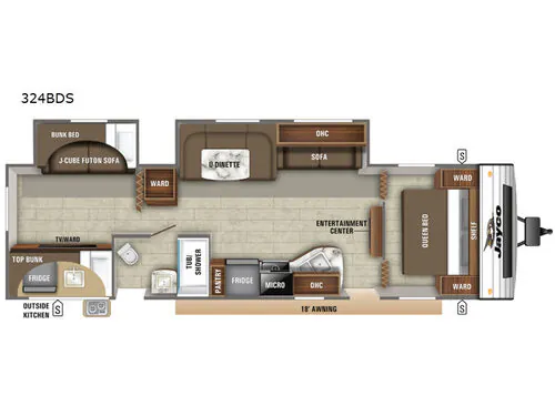 2019 Jayco Jay Flight SLX 8 324BDS, Photos photo 2