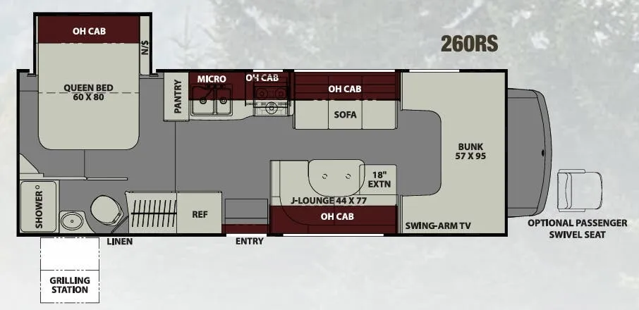 Coachmen Leprechaun 260RS floor plan