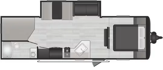 2024 Keystone Hideout Sport 261BHWE - Floor plan
