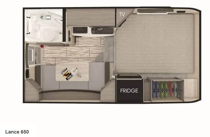 Lance TC 850 floor plan