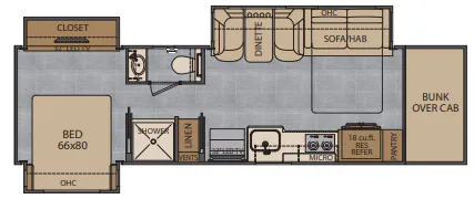 Renegade RV Classic 37CTS floor plan