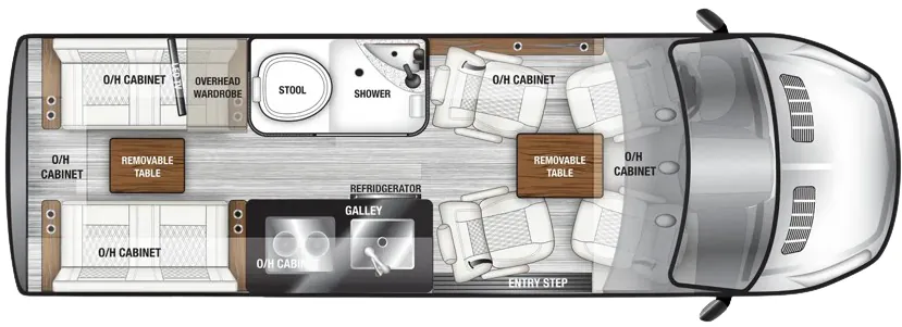 OGV Luxury Coach VTOUR Ford 4TBFTA floor plan