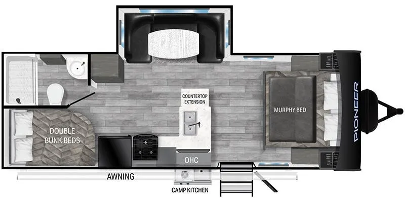 Heartland Pioneer PI BH 220 floor plan