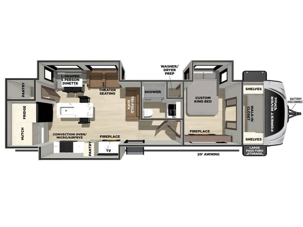 2026 Forest River Vibe 3400XL, Photos photo 2