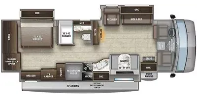 2021 Entegra Coach Emblem 36H floor plan