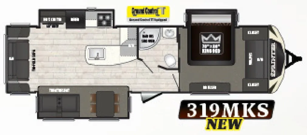 Keystone Sprinter Limited 319MKS floor plan