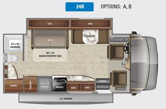 Jayco Melbourne 24R floor plan