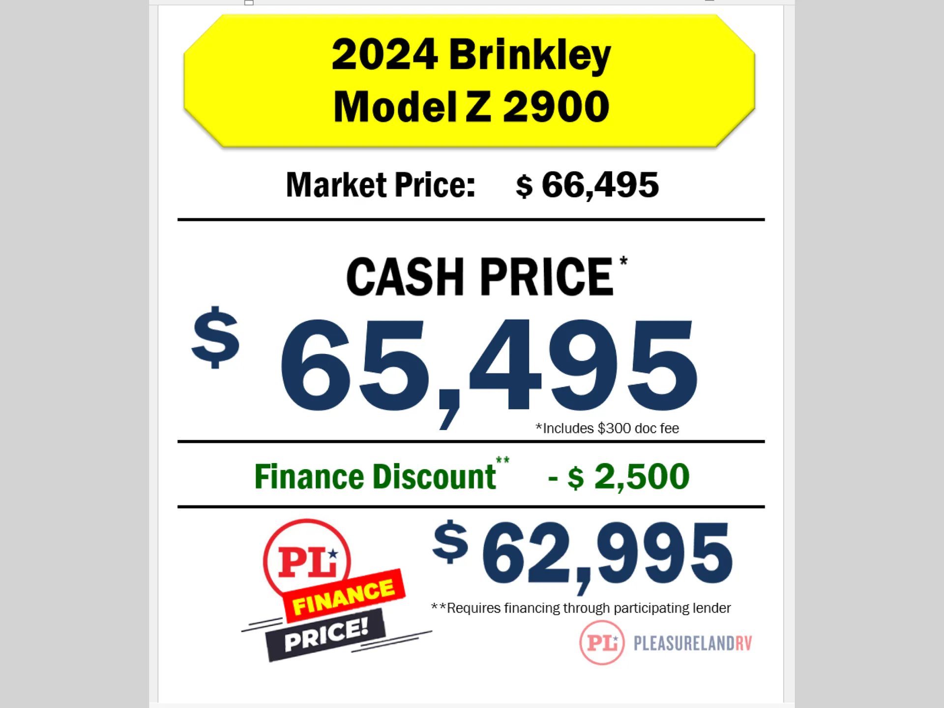 2024 Brinkley Model Z 2900 - Photo 2
