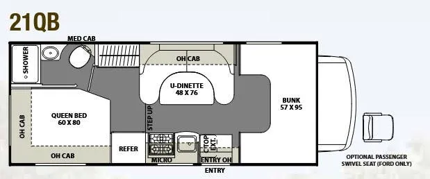 Coachmen Freelander 21QB floor plan
