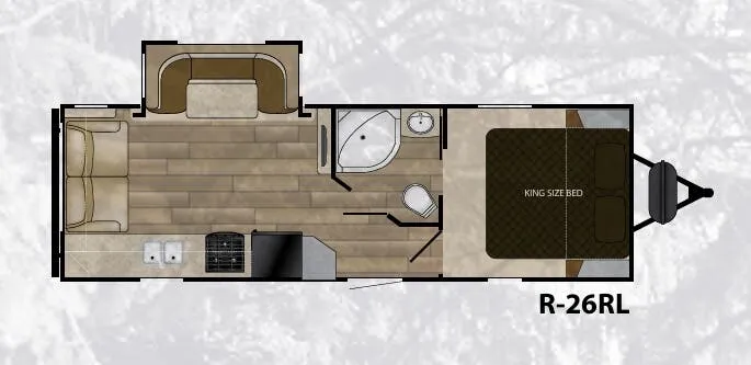 Cruiser RV Radiance 26RL floor plan
