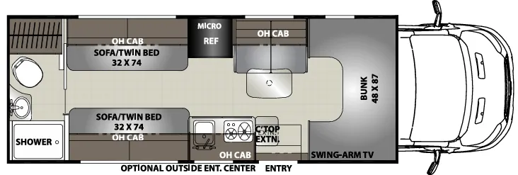 Coachmen Orion T21TB floor plan