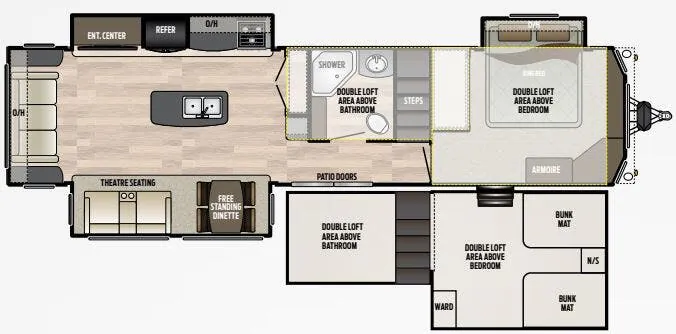 Keystone Residence 401FLFT floor plan