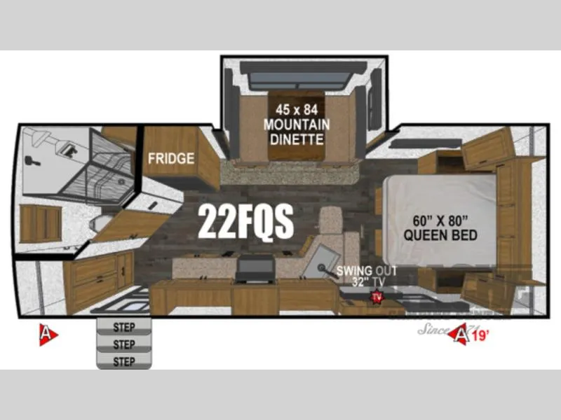 2026 Outdoors RV Timber Ridge Titanium Series 22FQS - Photo 3
