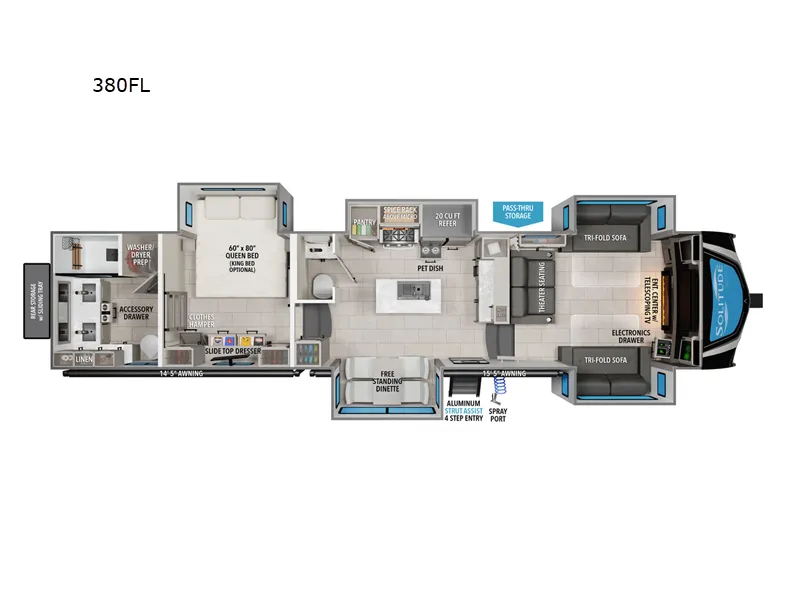 2026 Grand Design Solitude 380FL - Photo 3