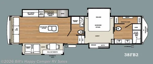 2020 Forest River Riverstone Legacy 38FB2 - Photo 3