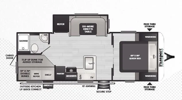Keystone Passport SL Series 229BH floor plan