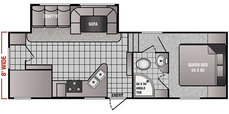 Genesis Supreme Surfside Limited 295BHS floor plan