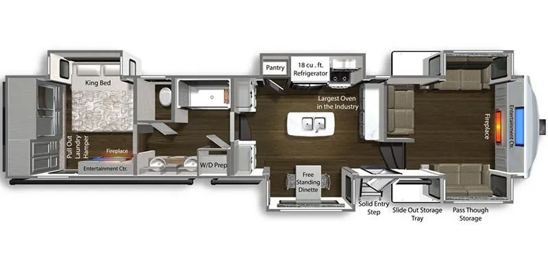 Dutchmen Yukon 421FL floor plan