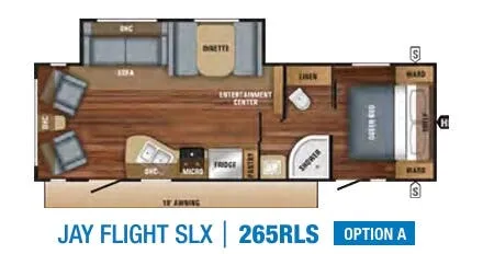 Jayco Jay Flight SLX 8 265RLS floor plan