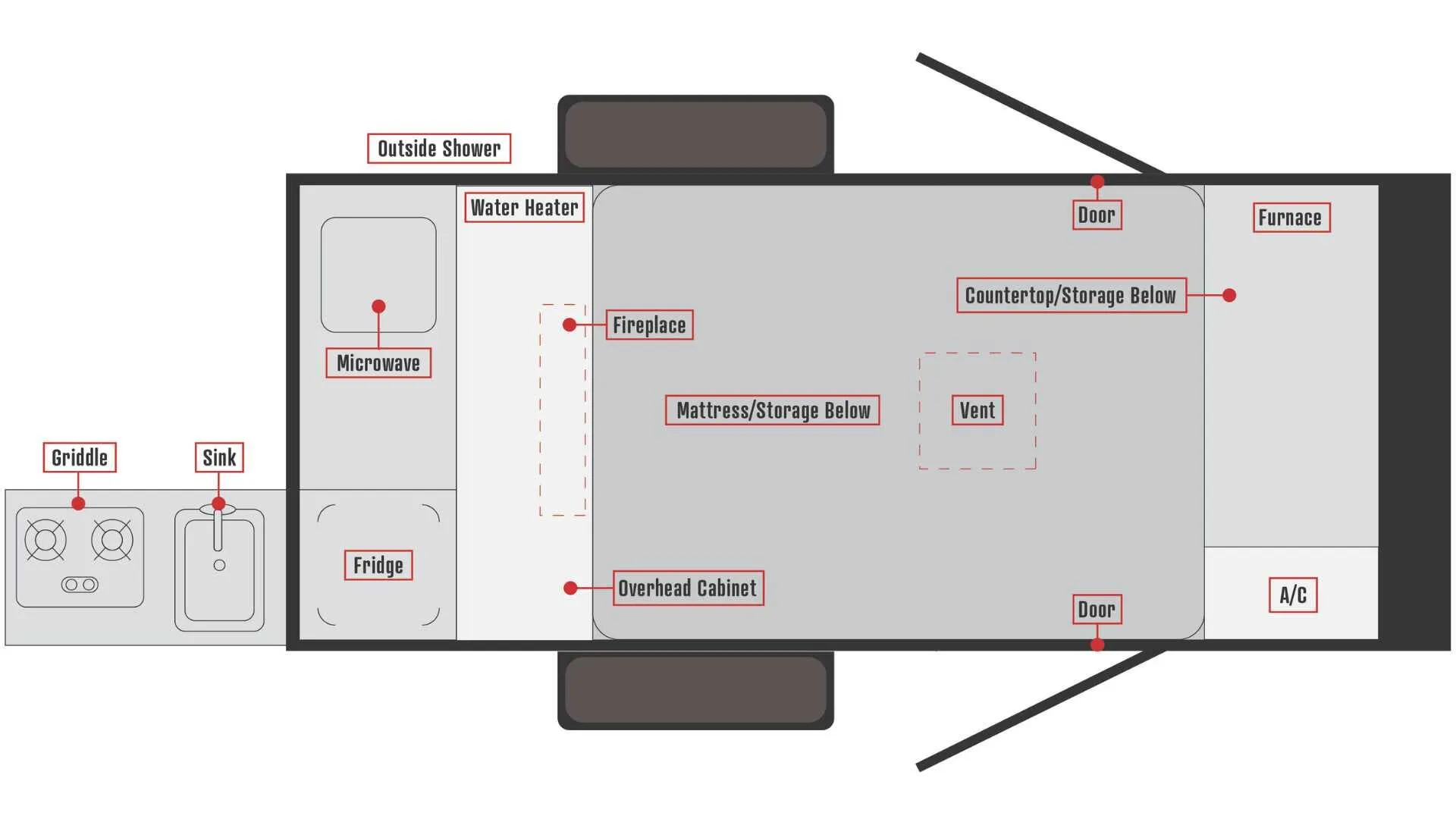 Bontrager Outdoors Radical 12RAD floor plan