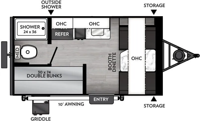 Coachmen Remote 123R floor plan