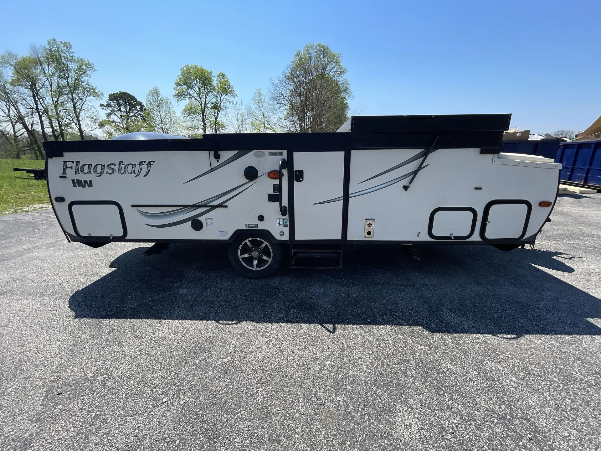 2017 Forest River Flagstaff Hard Side T21FKHW — campside
