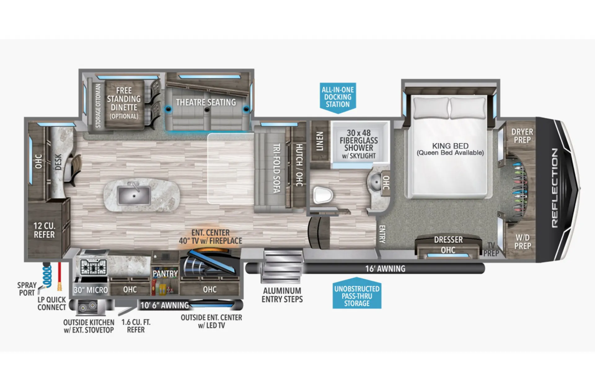 2023 Grand Design Reflection 320MKS dealer photo 1 from Camping World