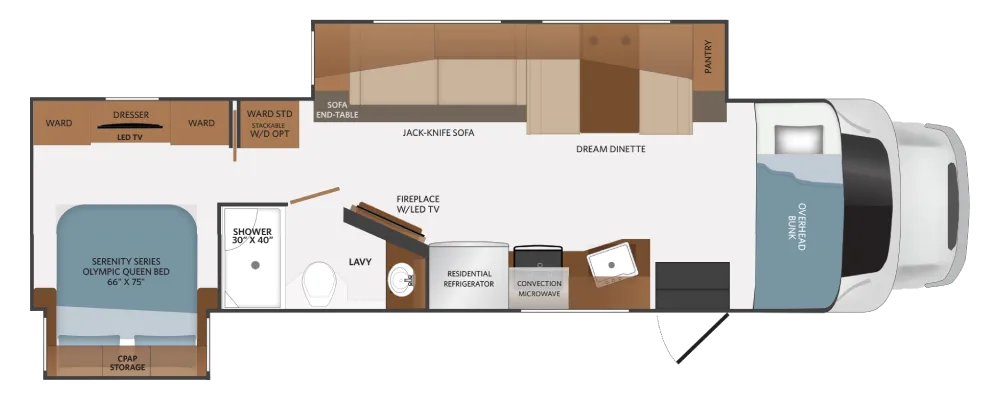 2026 Fleetwood Altitude 36CS - Floor plan