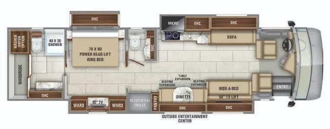 Entegra Coach Reatta XL 40Q2 floor plan